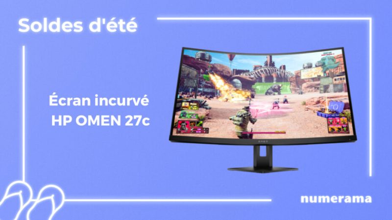 Idéal pour les jeux vidéo, cet écran incurvé pour PC est en solde