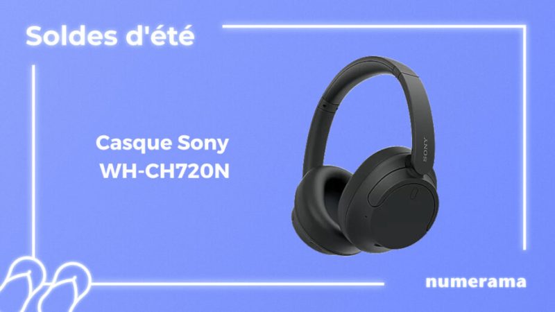 Idéal pour écouter sa musique sans se ruiner, ce casque de Sony est en solde