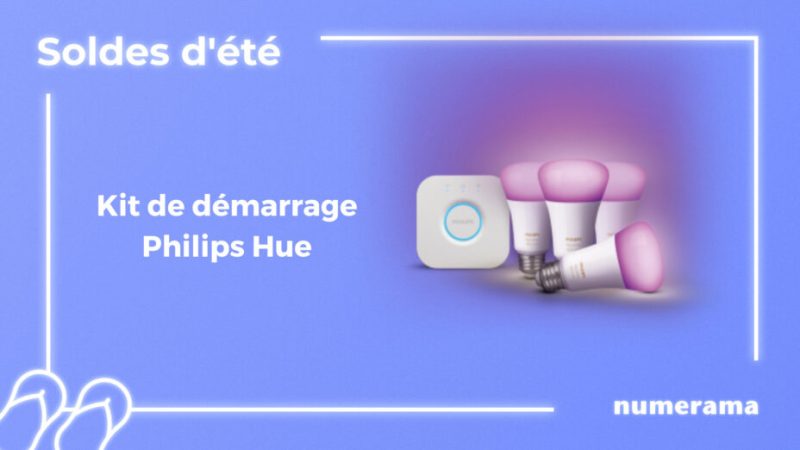 Idéal pour dynamiser son éclairage, ce pack Hue de Philips est en promo