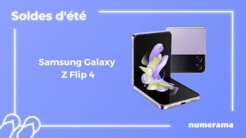 SAMSUNG Galaxy Z Flip4 // Source : Numerama