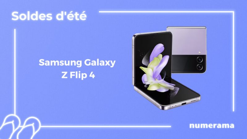 Alors que le Flip 5 va bientôt sortir, le smartphone Galaxy Z Flip 4 baisse de prix
