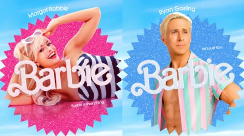 Les deux personnages principaux du film : Barbie et Ken.  // Source : Barbie Movie sur Twitter. Montage : Numerama avec Canva. 