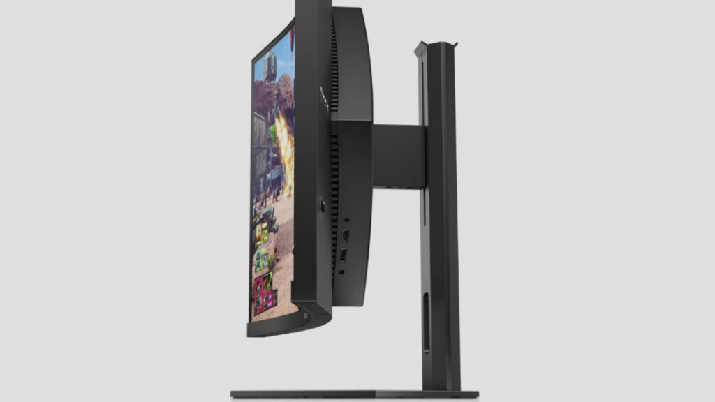 Adjust the height of your screen for more comfort thanks to a 130 mm stroke.  // Source: HP