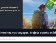 Sur le site de la SNCF, une offre de cashback discutable. // Source : SNCF Connect. Capture d'écran Numerama. Montage Canva. 