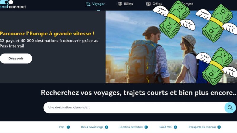 Pourquoi le cashback sur le site de la SNCF pose problème