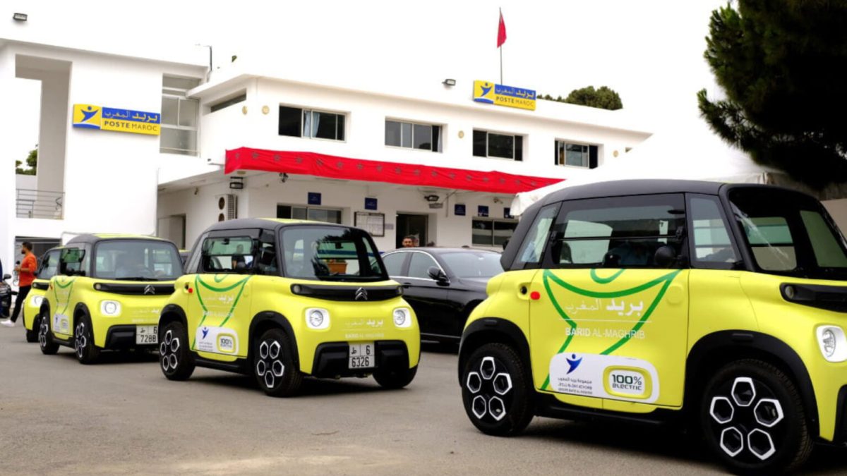 La Citroën AMI de la Poste marocaine // Source : Stellantis