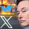 Elon Musk renomme Twitter en X.com // Source : Montage Numerama