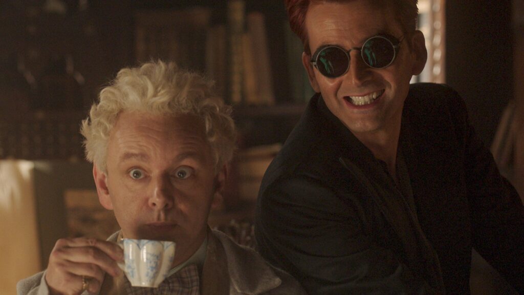 David Tennant et Michael Sheen brillent à nouveau dans Good Omens // Source : Prime Video