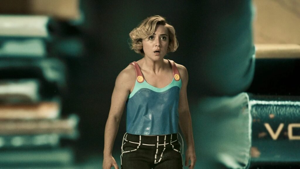 Emma dans Gen V // Source : Brooke Palmer/Prime Video Emma dans Gen V // Source : Brooke Palmer/Prime Video