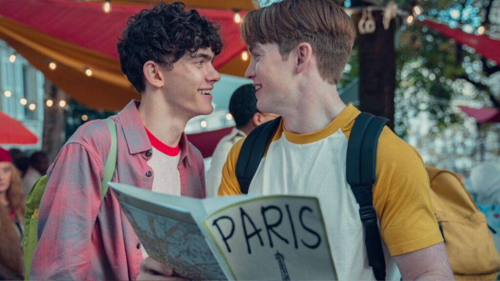 La saison 2 de Heartstopper se passe en grande partie à Paris. // Source : Netflix