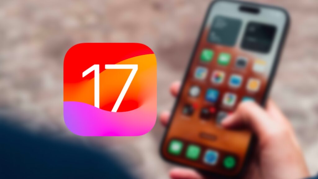 Le logo d'iOS 17. // Source : Numerama