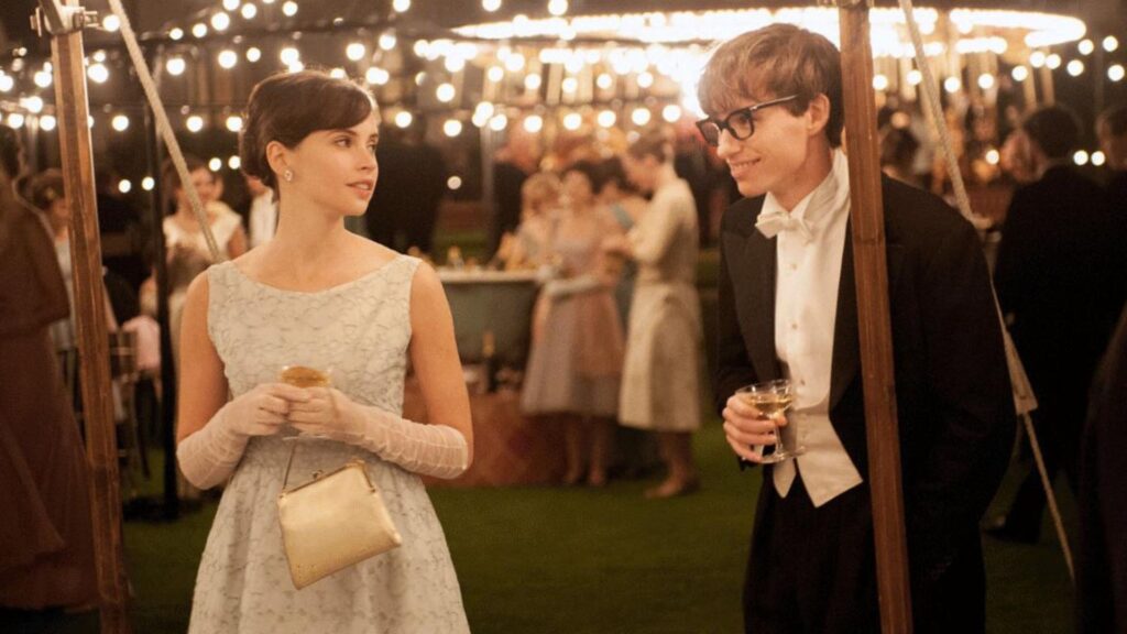 Eddie Redmayne, Felicity Jones // Source : Une merveilleuse histoire du temps