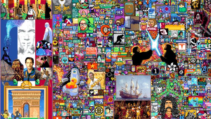 r/Place : la Pixel War fait son grand retour sur Reddit