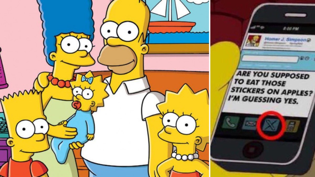 Les Simpson et le logo X. // Source : Numerama