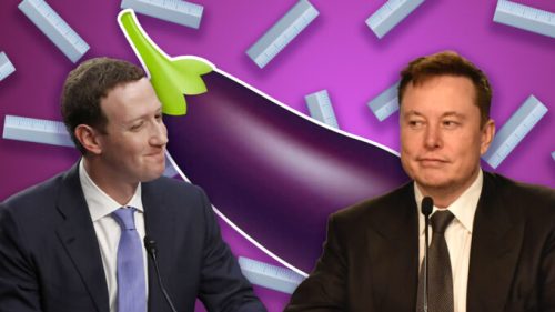 Elon Musk veut connaître la taille du pénis de Mark Zuckerberg. // Source : Nino Barbey / Numerama