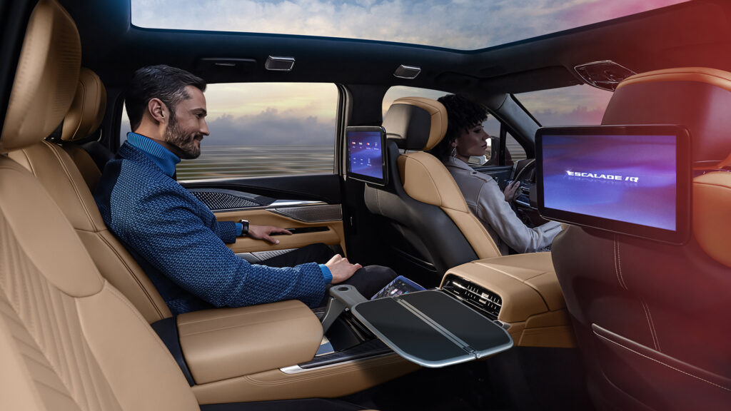Comfortable interior of the Cadillac Escalade IQ // Source: Cadillac