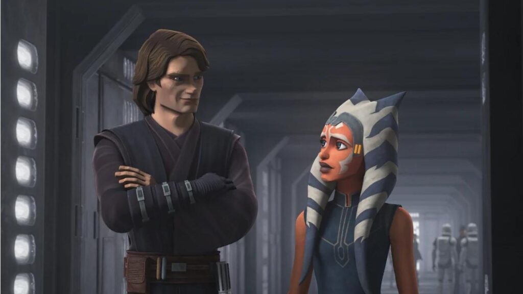 Anakin and Ahsoka.  // Source: Lucasfilms