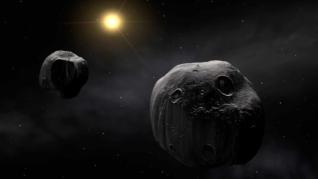 Des astéroïdes peuvent-ils être utilisés pour accrocher un bouclier solaire ? // Source : Wikimedia Commons