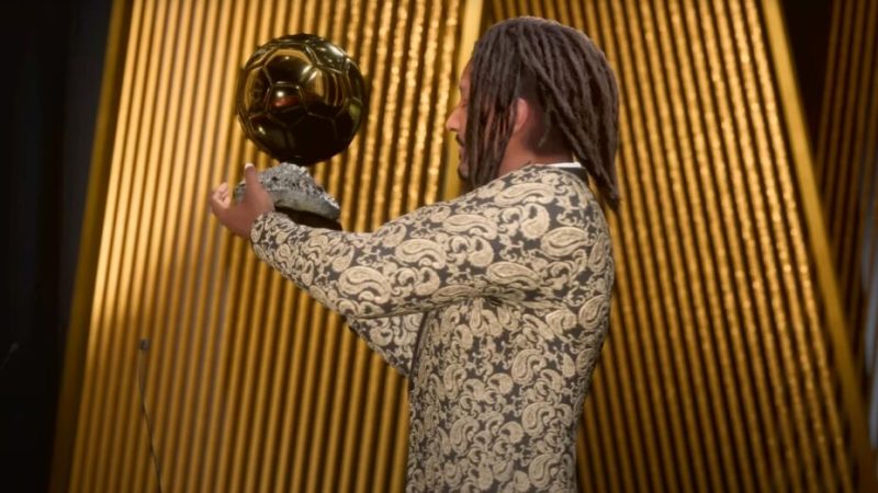 Le Ballon d’Or dans FC 24 (FIFA) a l’air aussi malaisant que dans la vraie vie