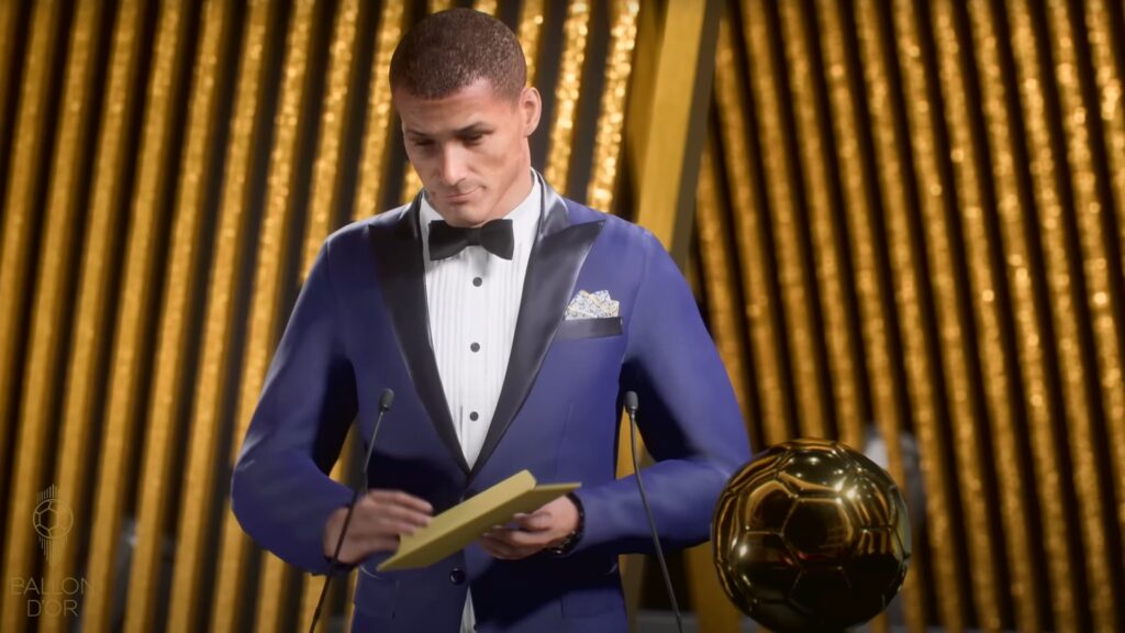 The Ballon d'Or in EA Sports FC 24 // Source: Screenshot