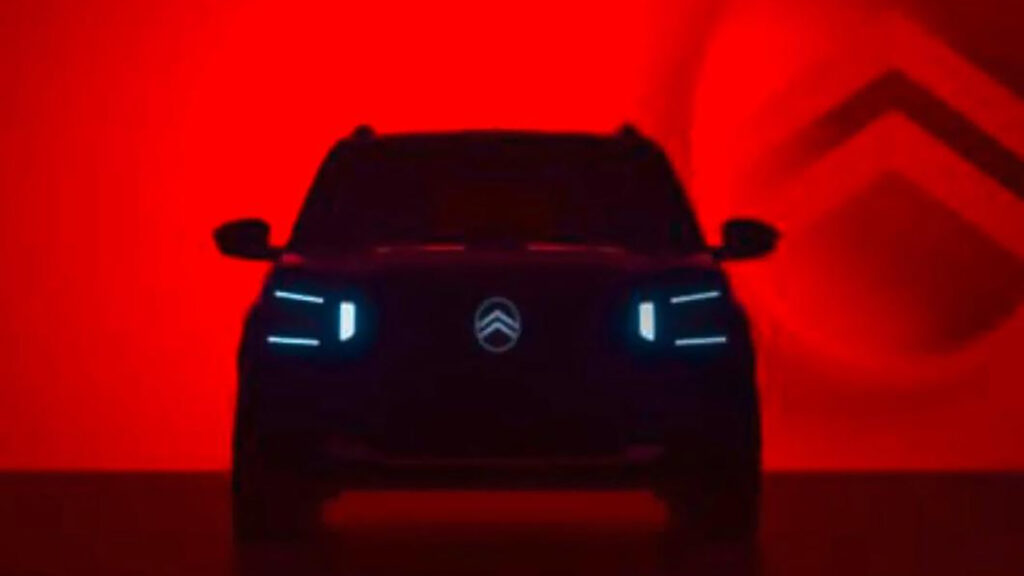 Teaser de la future Citroën ë-C3 // Source : Citroën