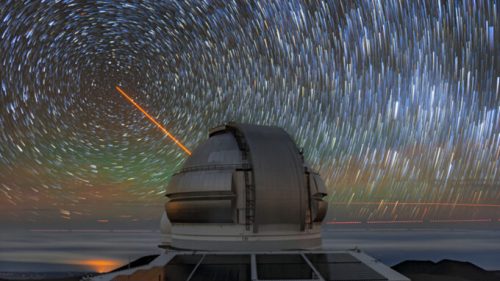 Le télescope Gemini à Hawaï.. // Source : nternational Gemini Observatory/NOIRLab