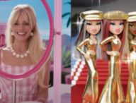 Barbie et les Bratz, des rivales légendaires.  // Source : Warner Bros sur Youtube et Bratz sur Twitter. Montage Numerama avec Canva.
