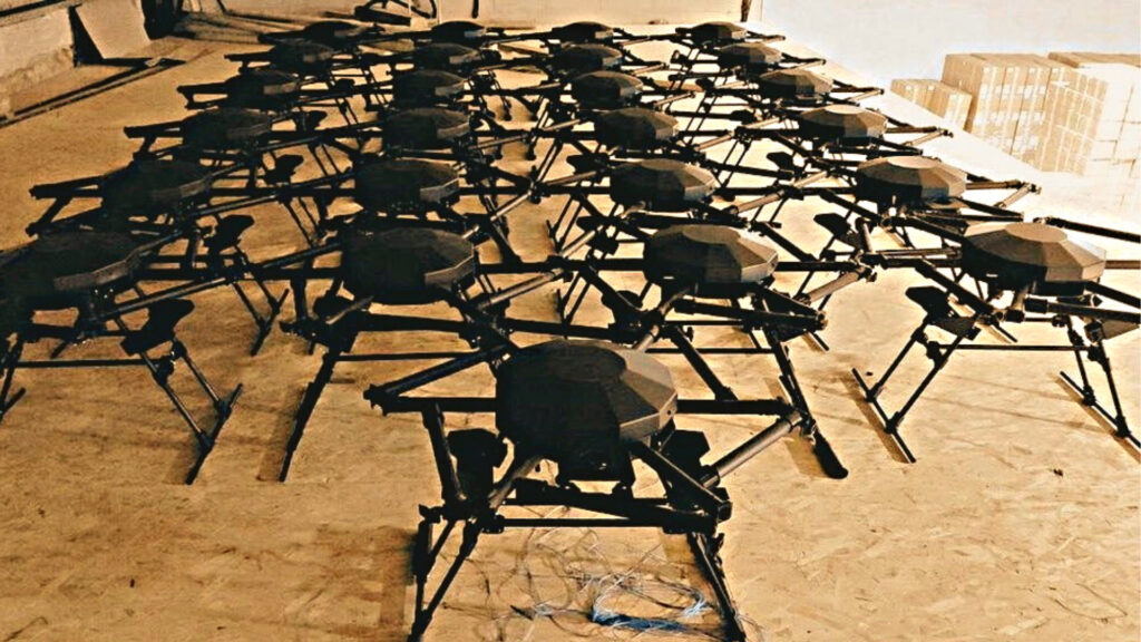 Les vampires sont un drone produit par l'Ukraine.  // Source : SSCIP Ukraine