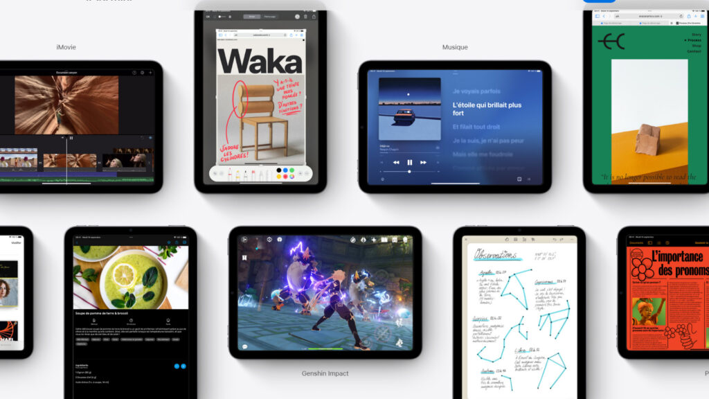 L'iPad mini 6 répondra à tous vos besoin du quotidien // Source : Apple