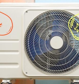 Un climatiseur qui se fati insulter // Source : Création Numerama