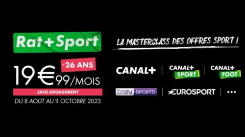 Rats+ sport // Source : Canal+