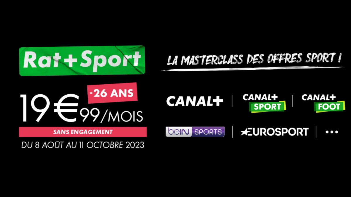 Rats+ sport // Source : Canal+