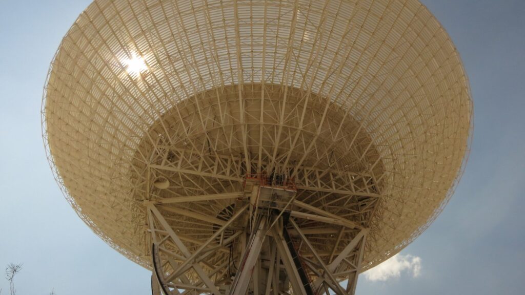 Antenne du Deep Space Network. // Source : Flickr/CC/NASA/JPL-Caltech/Kim Orr
