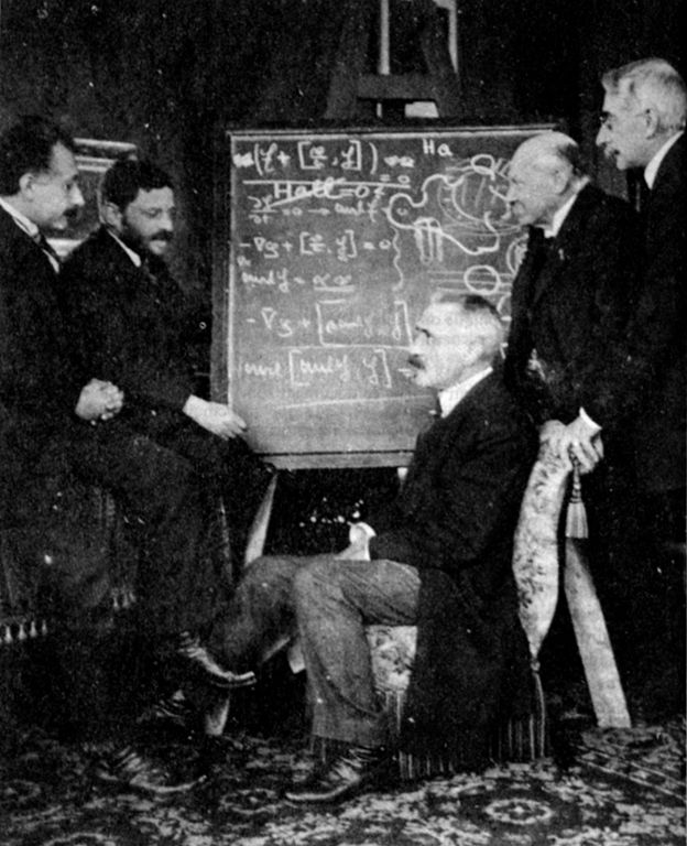 Einstein,Ehrenfest, Langevin, Onnes, and Weiss
