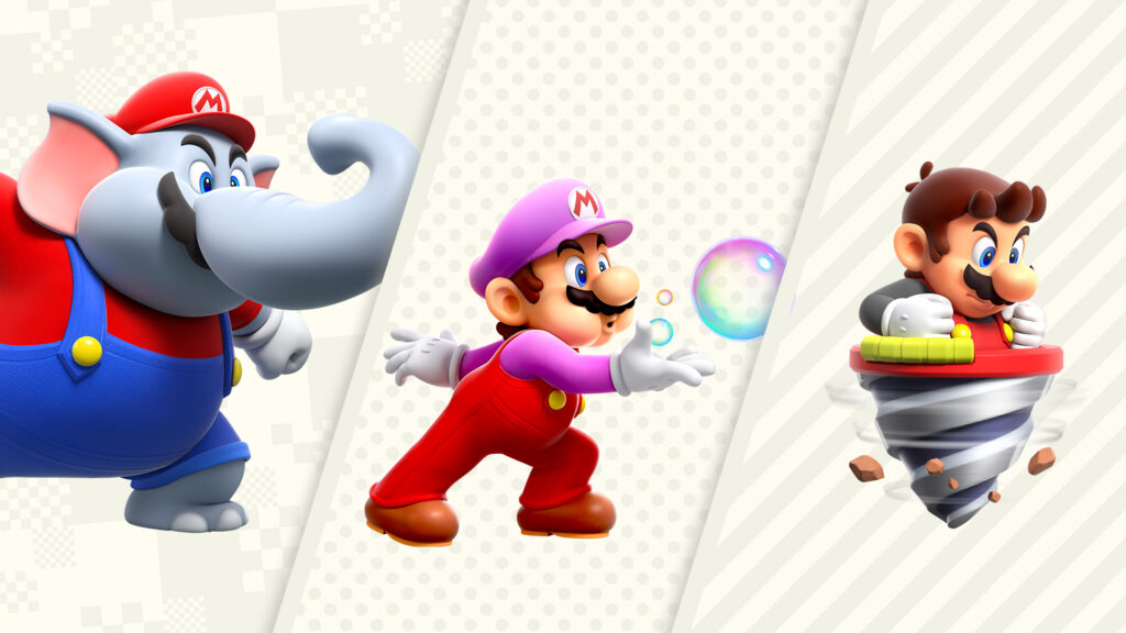 Les trois nouveaux pouvoirs de Super Mario Bros Wonder.