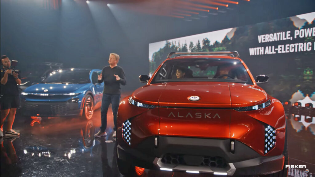 Fisker pickup Alaska et Pear // Source : Fisker