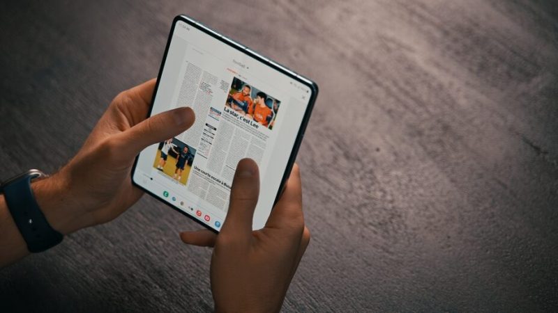 Moins de 1000 euros pour le Galaxy Z Fold 5, le smartphone pliant de Samsung