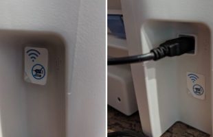 Le port USB caché de HP // Source : Mastodon