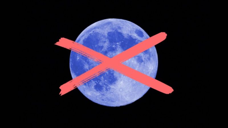 La « super Lune bleue » n’époustouflera personne, car elle n’existe pas