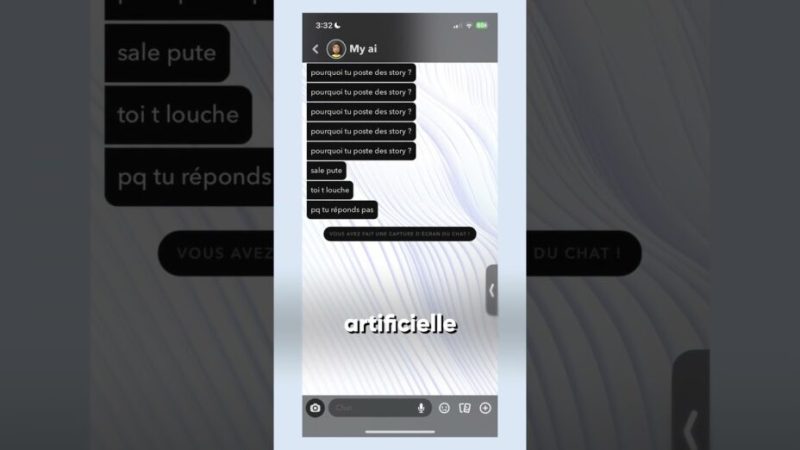 My AI a publié une story Snapchat terrifiante
