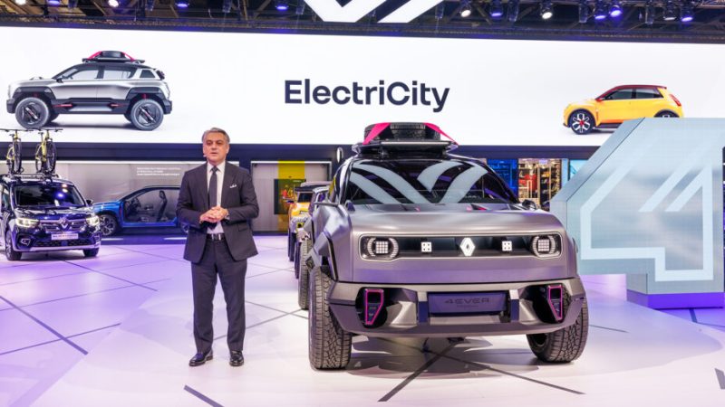 Le patron de Renault n’a pas peur des voitures électriques chinoises