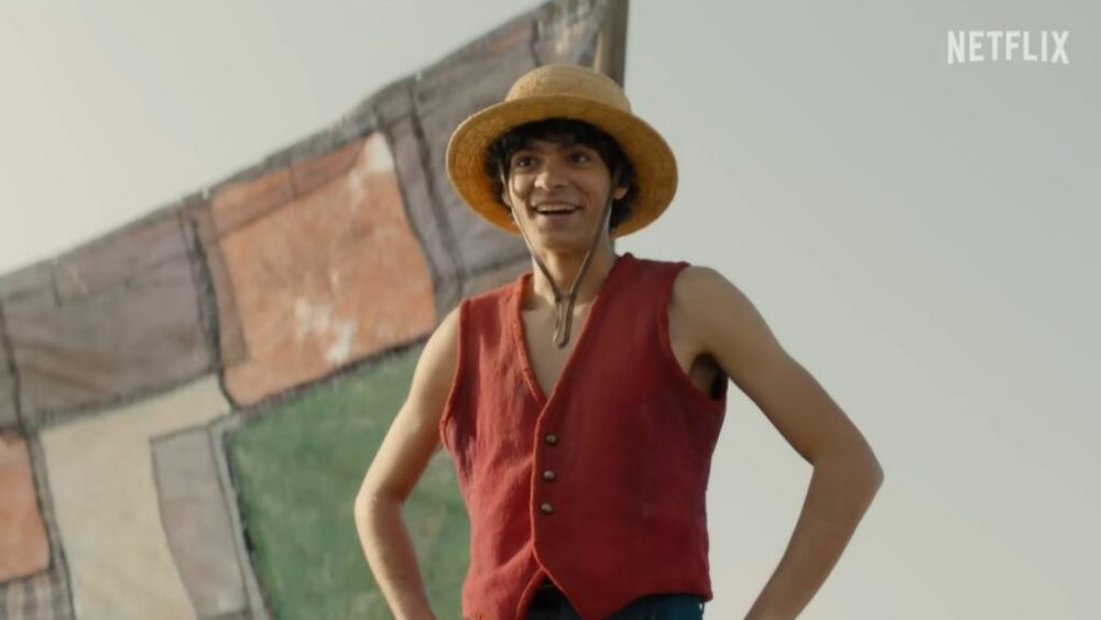 Luffy, interprété par Iñaki Godoy dans l'adaptation live-action. // Source : Netflix