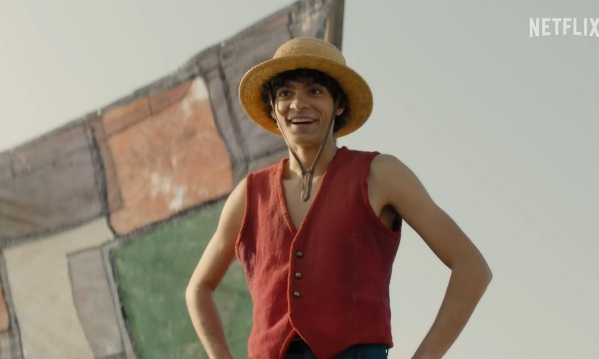 Luffy, interprété par Iñaki Godoy dans l'adaptation live-action. // Source : Netflix