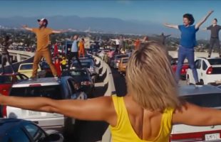 Bouchon de la scène d'ouverture du film La La Land // Source : Capture d'écran