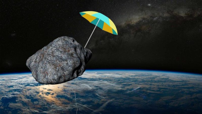 Un parasol accroché à un astéroïde, c’est l’idée absurde de ce scientifique pour refroidir la Terre