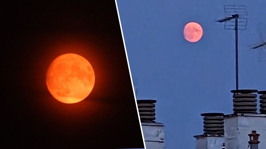 Why was the moon so red last night? Breaking News in USA Today