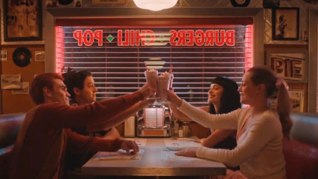 Le doux au-délà à la fin de Riverdale // Source : The CW/Netflix