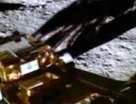 Le rover de Chandrayaan-3 sur la Lune. // Source : Via X @ISRO