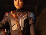 Sabine dans son costume de Mandalorienne dans Star Wars Ahsoka. // Source : Lucasfilms/Disney+
