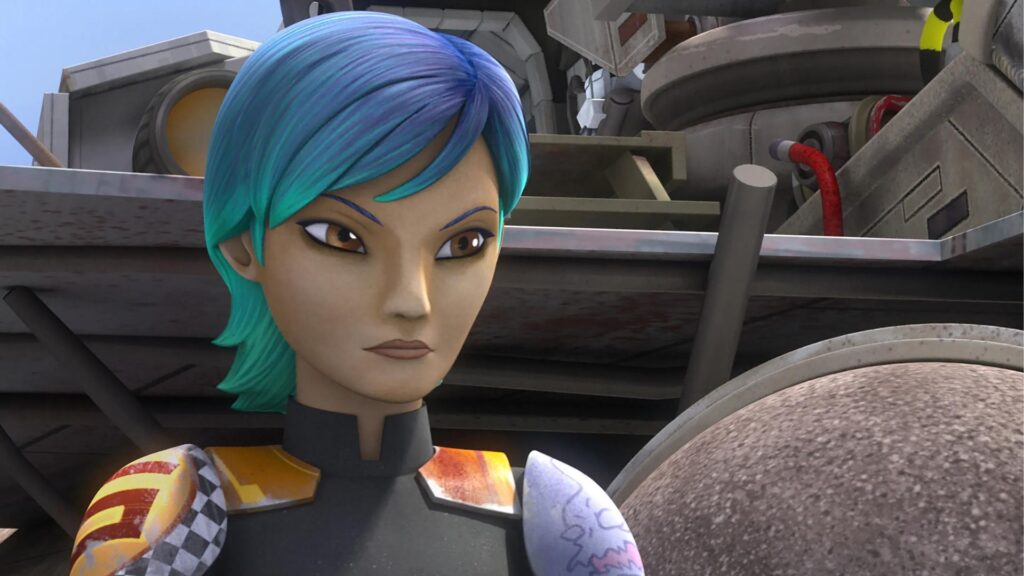 Sabine Wren in Star Wars Rebels.  // Source: Lucasfilms